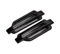 Car Side Vent Sticker - 2 Pieces Air Flow Intake Trim for Hood Decoration, Engine Styling with Adhesive Mount, Sides Vent Decal for Trucks, Automobiles, Easy Installation Set, 8.66x2.76inch