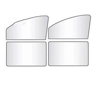 Car Side Window Sun Shade Curtain Summer Protection Sunshade Cover UV Reflective Magnetic Privacy Curtains(Whole Set 4pcs)