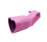Car Silenciador Extremo de Tubo Para Escape, Punta Para en Corazón, Acero Inoxidable y Fibra Carbono Para Accesorios Tuning Coche