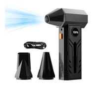 Car Snow Blower - Cordless Turbine Dryer, High Speed Hot Air Blower Fan, 200000 Rpm Portable Handheld Cleaner For Vehicle Truck Suv Windshield Pc Cleaning Computer Keyboard Office Detailing Home Winte