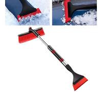 Car Snow Brush - ABS PP Aluminum Alloy 11x12x60cm | Ice Scraper | Automotive Window Cleaning Shovel Ergonomic Telescopic Detachable For Ice Frost Snow Removal In Winter Driving And Vehicle Maintenanc