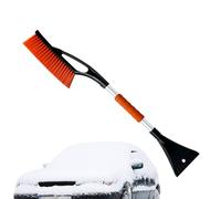 Car Snow Brush and Ice Scraper, Winter Snow Removal Tool, Automotive Cleaning Shovel, Vehicle Window Cleaner, Windshield Defrost Accessory for Truck, Suv, Rv, Seasonal Maintenance, Black, Blue