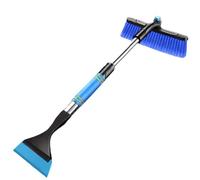 Car Snow Brush - Extendable Ice Scraper for Winter Cleaning | Heavy-Duty Automotive Window Shovel with Telescopic Handle for Winter Cleaning in Trucks SUVs Vehicles Frost Removal and Detailing