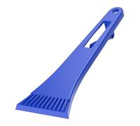 Car Snow Scraper - Mango ergonómico para coche (9 pulgadas, para el viento, con agarre cómodo, resistente al hielo)