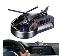 Car Solar Powered Helicopter Aromatherapy Diffuser - Long Lasting Fragrance Ornament | Car Air Freshener Perfume Decorative Accessory | Solar Energy Rotating Propeller Helicopter