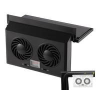 Car Solar Powered Window Fan Double-Head Easy Installation Tec Cooling Vent