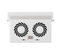 Car Solar Powered Window Fan, Effective Double-Head Auto Air Ventilation