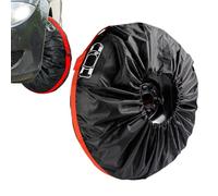 Car Spare Tire Cover - Waterproof Wheel Protector, Full-Coverage UV-Resistant Spare Wheel Protective Cover, Dustproof Storage | for 13-18 Inch Tires on Trailers, RVs, Trucks, Sedans, Pickups