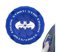 Car Start Button Cover, Bat Design Shield, Decorative Push Protector, Stylish Dashboard Accent, Ideal para Ignición de vehículos, Motorcycle Upgrade, Interior Accessory, Adults Gift