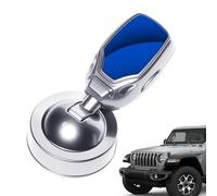 Car Start Button Joystick | Aluminum Alloy, Adhesive Mount | Creative Ignition Switch Cover For Center Console | Universal Protection For All Vehicle Models