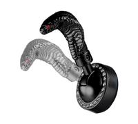 Car Start Stop Button - Alloy Snake Design | Joystick Car Starter Protector | King Keyless Start Button Cover Decorative Accessory For Truck Trailer RV Automotive Sedan Pickup Men