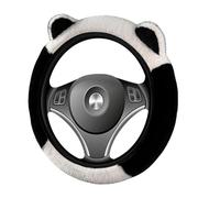 Car Steering Wheel Cover - Breathable Fuzzy Steering Grip, 14.9 Inch Universal Fit | Soft Comfort Stering Wheel Protector Accessory Concept for SUV Sedan Minivan Truck Car Road Trip Driving Interior