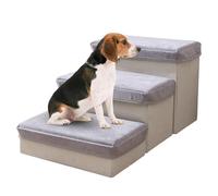Car Steps, Non-Slip Ladder, Sofa & Chair Stairs, Portable Foldable Ramp, Pet Ladder For Easy Access, Adjustable, Lightweight, Grey, Set of 1, 60x35x30cm