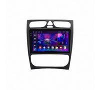 Car Stereo Carplay Radio de Coche para Benz C CLK Clase S203 W203 W209 A209 2000-2005 Cámara Trasera - HD Pantalla Carplay Mirror Link - Portátil Radio Coche Bluetooth con, 8 Nuclear 6G+128G