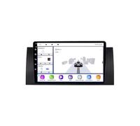 Car Stereo Carplay Radio de Coche para BMW 5 E39 E53 X5 1995-2006 HD Pantalla Táctil+Llamadas Manos Libres Bluetooth+WiFi, Navegador GPS/Mandos Volantes, 8 Nuclear 4G+64G