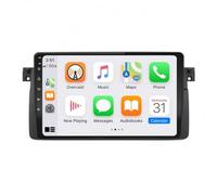 Car Stereo Carplay Radio de Coche para BMW 5 Series E39 1995-2004 Soporta Bluetooth, Control Volante, USB, WiFi, 4G, Mirror-Link, GPS Navegador/Radio FM, 8 Nuclear 4G+64G