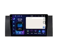 Car Stereo Carplay Radio de Coche para BMW E39 M5 1996 1997-2003 Soporta Bluetooth, Control Volante, USB, WiFi, 4G, Mirror-Link, GPS Navegador/Radio FM, 4 Nuclear 2G+32G
