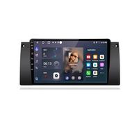 Car Stereo Carplay Radio de Coche para BMW X5 E39 E53 1999-2006 Soporta Bluetooth, Control Volante, USB, WiFi, 4G, Mirror-Link, GPS Radio FM, 8 Nuclear 8G+256G