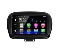 Car Stereo Carplay Radio de Coche para Fiat 500X 2014-2020 Soporta Bluetooth, Control Volante, USB, WiFi, 4G, Mirror-Link, GPS Navegador/Radio FM, 4 Nuclear 1G+16G