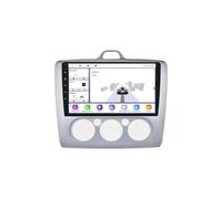 Car Stereo Carplay Radio de Coche para Ford Focus EXI MT 2 3 MK2/MK3 2004-2011 Soporta Bluetooth, Control Volante, USB, WiFi, 4G, GPS Navegador/Radio FM, 8 Nuclear 8G+256G