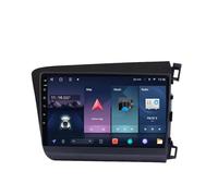 Car Stereo Carplay Radio de Coche para Honda Civic 2012-2015 Soporta Bluetooth, Control Volante, USB, WiFi, 4G, Mirror-Link, GPS Radio FM, 4 Nuclear 1G+16G