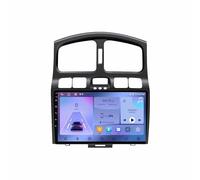Car Stereo Carplay Radio de Coche para Hyundai Santa Fe SM 2000-2012 HD Pantalla Táctil+Llamadas Manos Libres Bluetooth+WiFi, Mandos Volantes, 4 Nuclear 1G+16G