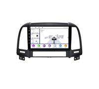 Car Stereo Carplay Radio de Coche para Hyundai Sante Fe 2 2006-2012 Soporta Bluetooth, Control Volante, USB, WiFi, 4G, GPS Navegador/Radio FM, 8 Nuclear 4G+64G