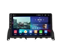 Car Stereo Carplay Radio de Coche para Mercedes Benz Clase C W204 S204 2007-2010 Soporta Bluetooth, Control Volante, USB, WiFi, 4G, Mirror-Link, GPS Navegador/Radio FM, 4 Nuclear 1G+16G
