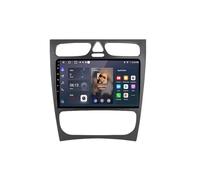 Car Stereo Carplay Radio de Coche para Mercedes Benz S203 CL203 W203 2000-2004 A-Pple Carplay & Android Auto, Autoradio Portátil Car Play con Pantalla Táctil, GPS, 4 Nuclear 4G+64G