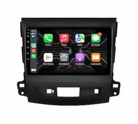 Car Stereo Carplay Radio de Coche para Mitsubishi Outlander 2008-2015 HD Pantalla Táctil+Llamadas Manos Libres Bluetooth+WiFi, Navegador GPS/Mandos Volantes, 8 Nuclear 8G+256G
