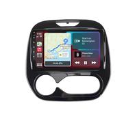 Car Stereo Carplay Radio de Coche para Renault Captur Clio Samsung QM3 2011-2019 Soporta Control Volante, USB, WiFi, 4G, Mirror-Link, GPS Radio FM, 8 Nuclear 4G+64G