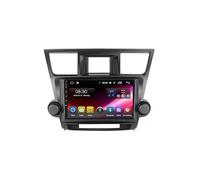 Car Stereo Carplay Radio de Coche para Toyota Highlander 2009-2012 Soporta Bluetooth, Control Volante, USB, WiFi, 4G, Mirror-Link, GPS Navegador/Radio FM, 4 Nuclear 4G+64G
