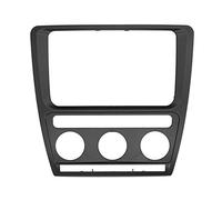 Car Stereo Dash Radio Fascia Trim, Auto Console 2 Din Stereo Radio GPS Panel Frame Trim Fit para Skoda Octavia 2004-2010