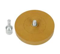 Car Sticker Remover, Soft Powerful Adhesive Removing Eraser Wheel, Rubber, Nickel-Plated Steel Wear-Resistant Decal Remover for Automobile Paint, Glass, and Metal, 3.46x3.46 Inches
