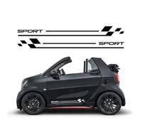 Car Sticker Sport Side Skirt Vinyl Decals, For Smart, For Two, For Four W453 W451 Side Body Cool Decals Decor Car Styling Accessories