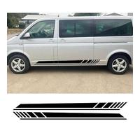 Car Stickers, For VW Transporter T4 T5 T6 Camper Van Long Stripes Side Graphics Vinyl Decals Auto Tuning Accessories