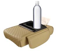 Car Storage Box - Car Console Organizar | Storage Box | Car Center Console Organizer With Cup Holder, Centro Consola Armrest Cushion Organizar, Soft Auto Center Console Armrest Pillow For Car Trucks
