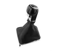 Car Styling Black Gear Shift Knob 5 6 velocidades para Opel Zafira B 2005 2006 2007 2008 2009 2010 manual palanca de cambios interior actualización parte ABS plástico y metal (6 velocidades)