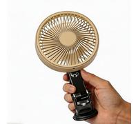 Car Suction Cup Fan | ABS, 13.6cm, 2100RPM, 7.5W | 12V/24V Truck Strong Airflow | Vehicle Interior Cooler With Suction Mount (5V/2A)