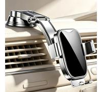 Car Suction Cup Phone Holder for Jaguar F-Pace F-Type 2013-2024 | Car Phone Cradle, for Dashboard Windshield, 360° Rotation, Adjustable Height, Washable Reusable, Easy Install, Universal Fit
