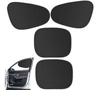 Car Sun Shade - Electrostatic Adsorption Panel Set, Foldable Side Cover Screen, Sun Protection For Vehicles, Black Color Universal Size, UV Block Shade, Travel Privacy Cover