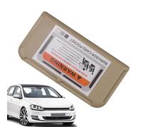 Car Sun Visor Card Holder | Storage Pouch Car Organizer Auto Interior Accessories - Compact and Adhesive Visor Card Inserter For Regular Highway and Bank Cards