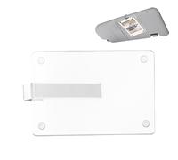 Car Sun Visor Clip - Clip de visera para coche de 3,54 x 2,36 pulgadas | Clip magnético acrílico transparente para gafas de sol | Home Decor for Birthdays Anniversaries Family Friends Men Women Son