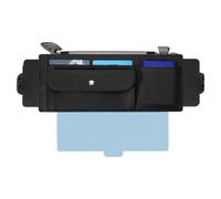 Car Sun Visor Extender - Foldable Anti Glare Design | V́isor éxtender with Mirror and Card Slot for Improved Visibility | Çar Window Shade f́or Safe Driving Vehicle Truck SUV śun Protection Use