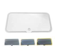 Car Sun Visor Makeup Mirror - Travel Makeup Mirror with 3 Light Modes and 60 LEDs | Rechargeable Cosmetic Mirror, Car Interior Accessories, Dimmable Touch Control Makeup Mirror