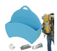 Car Sun Visor Organizer, Magnetic Mount Silicone Belt Clip Sun Visor Pouch for Vent, Backpack, Chew Can, and Accessories, Convenient Storage for Women and Men Vehicles, Durable Material Keeps Essentia