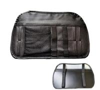 Car Sun Visor Organizer, Soft Leather Multifunctional Pouch, Space-Saving Auto Interior Storage, Secure Holder for Cards, Tickets, Sunglasses, Easy Installation, Car Accessories