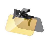 Car Sun Visor, Strong Light Block, Anti-Glare Shield with UV Protection, Windshield Mirror with Adjustable Fit, Automotive Gear, Safe Driving Use for Truck Sedan SUV Day Night Driver