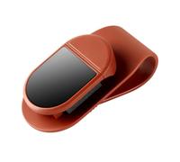 Car Sunglass Holder, Visor Organizer, Automotive Accessory, Easy Installation, Stylish Design, Adecuado para interiores de vehículos, Organización práctica en Sunglasses and Small Items, naranja, Se