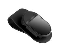 Car Sunglass Holder, Visor Organizer Clip, 1.57x3.22in Automotive Storage Solution, Secure Easy Access, Scratch Resistant Design for Aesthetic Compact Fit, Vehicle Travel Essential, Negro , Se
